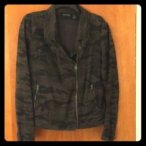 Camo biker jacket